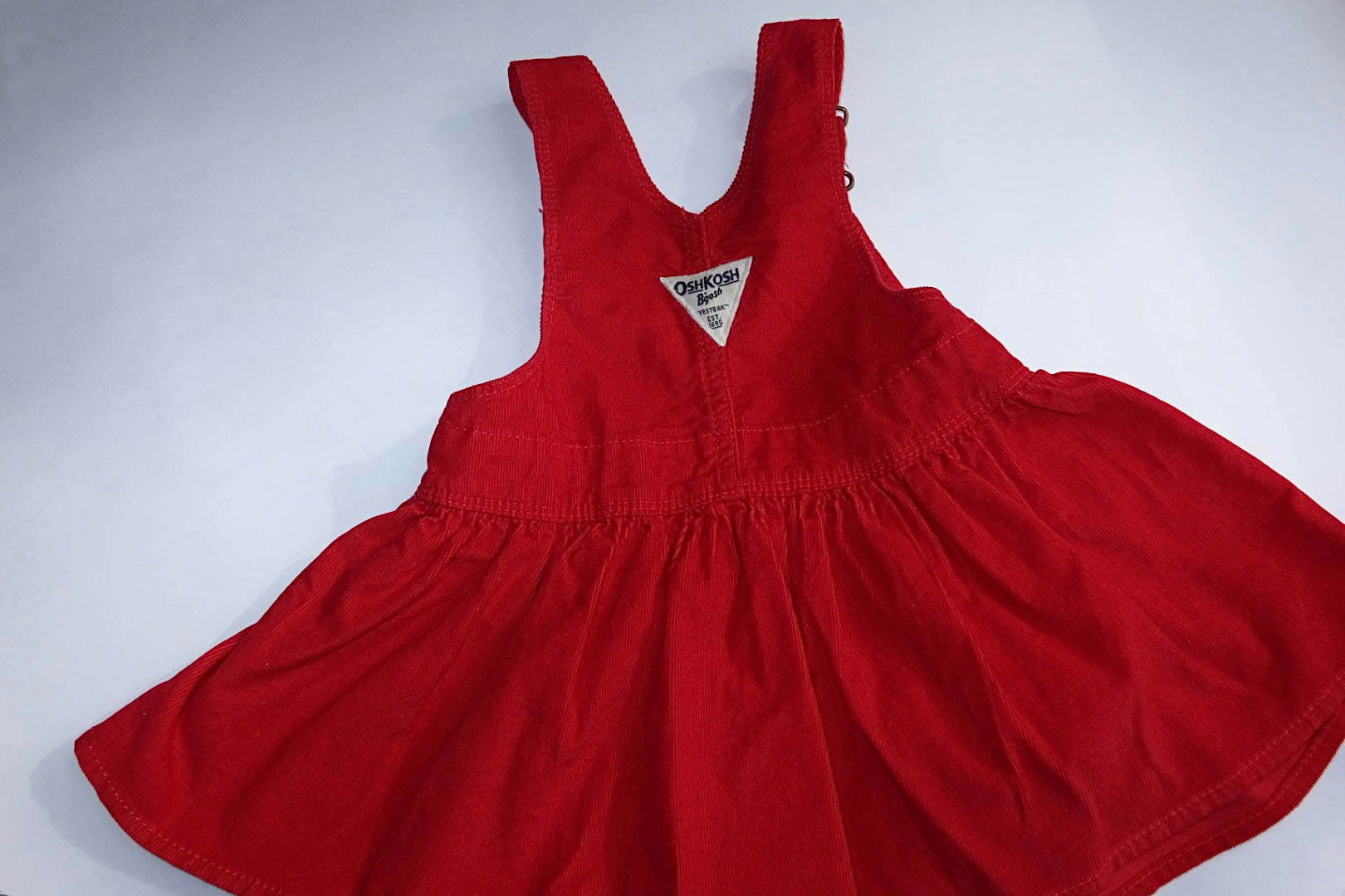 OshKosh B’gosh overall kjole i rød