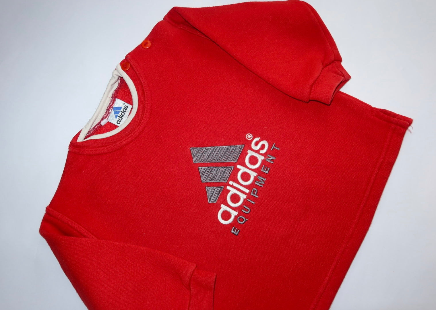 Adidas sweater i rød